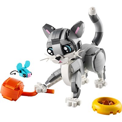 Lego Creator 3 em 1 Gato Brincalhão 407 Peças - Lego