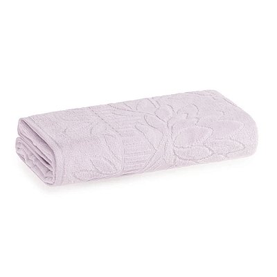 Toalha de Rosto Lotus SoftMax Jacquard Aveludada - Lilás 3477594 - Karsten