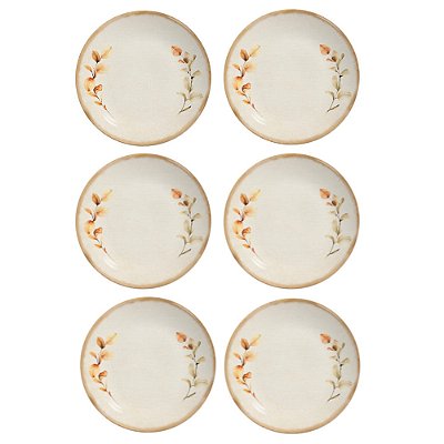 Jogo de Pratos Rasos Pumpkin - 29cm - 6 Peças - Alleanza