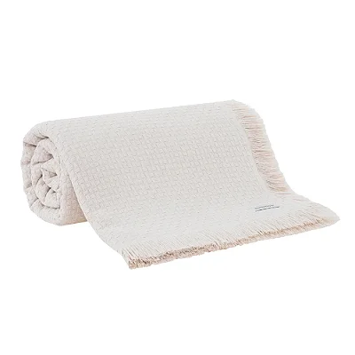 Colcha In Design com Franja Casal - Bege 1436 - Buddemeyer