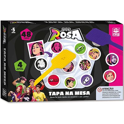 Jogo Tapa na Mesa dos Rosa - Nig Brinquedos