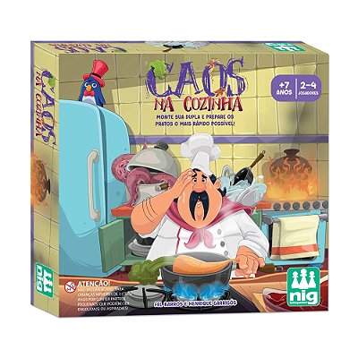 Jogo Caos na Cozinha - Nig Brinquedos