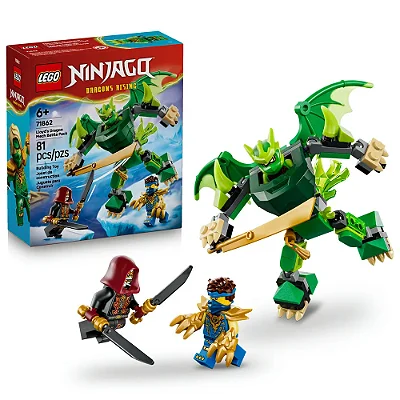 Lego Ninjago Pack de Combate Dragão Meca do Lloyd - 81 Peças - Lego
