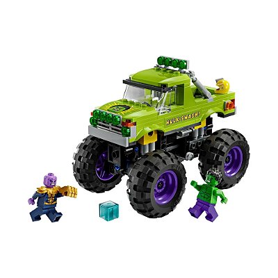 Lego Marvel Hulk Truck vs. Thanos - 229 Peças - Lego
