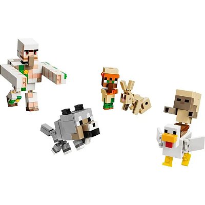 Lego Minecraft Ataque no Deserto do Jóquei da Galinha - 428 Peças - Lego