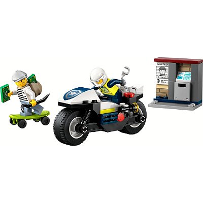 Lego City Motocicleta da Polícia - 65 Peças - Lego