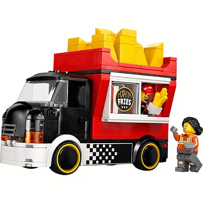 Lego City Food Truck de Batatas Fritas - 216 Peças - Lego