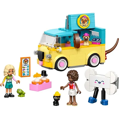 Lego Friends Van Animais De Estimação - 237 Peças - Lego