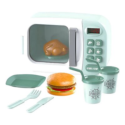 Mini Cozinha Microondas com Comidinhas - Fênix