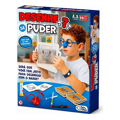 Jogo Desenhe se Puder - Pais e Filhos