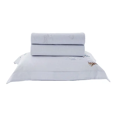 Jogo de Cama Vida Bela 200 Fios Solteiro - Skyplane - Kacyumara