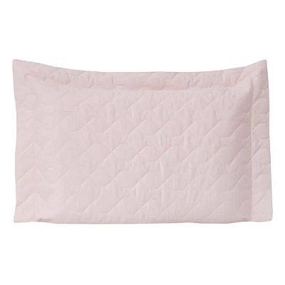 Porta Travesseiro Vida Bela Tinto 200 Fios - Rose - Kacyumara