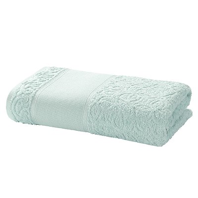 Toalha de Banho para Bordar Sofia - Verde Água 9651 - Döhler
