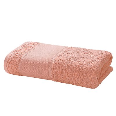 Toalha de Banho para Bordar Sofia - Laranja 10589 - Döhler