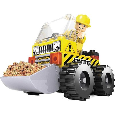 Blocos de Encaixe Cidade Em Obras - Mini Patrola - 60 Peças