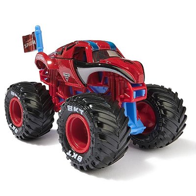 Veículo Monster Jam Homem-Aranha Escala 1:64 - Sunny