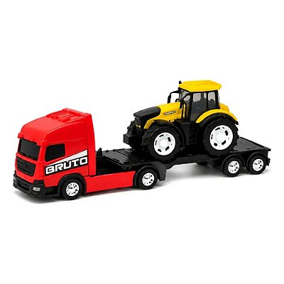 Caminhão Bruto Truck Farmer com Trator 39 cm - Samba Toys