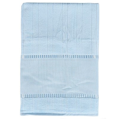 Toalha de Banho Velour Para Bordar Bella - Azul Claro 3792 - Döhler