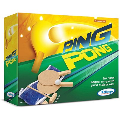 Conjunto de Ping-Pong - 6 peças - Xalingo