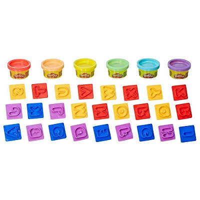 Play-Doh - Conjunto de Massinhas Letras - Hasbro