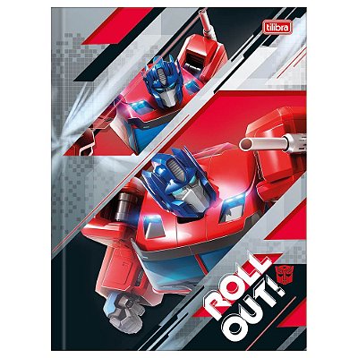 Caderno Brochura Transformers - Optimus Prime - 80 Folhas - Tilibra
