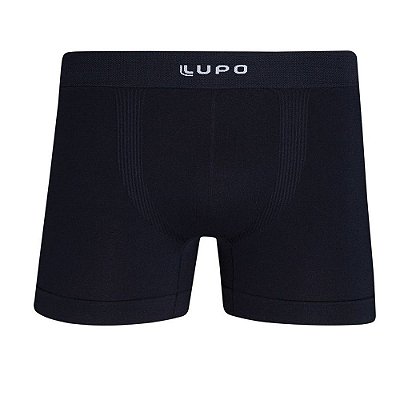 Cueca Boxer Sem Costura Micromodal - Preta - Lupo