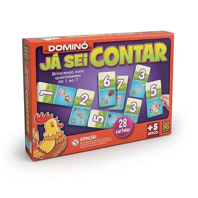 Dominó Já Sei Contar - Grow