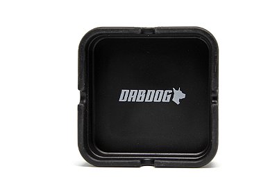 Cinzeiro de Silicone Quadrado Dabdog Preto