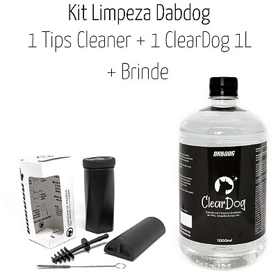 Kit limpeza Tips Cleaner + Cleardog 1L