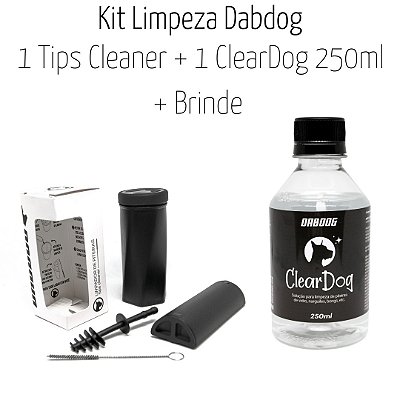 Kit limpeza Tips Cleaner + Cleardog 250ml + Brinde