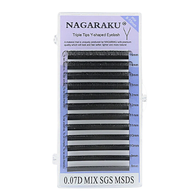 Cílios Nagaraku Y Ponta Tripla Mix
