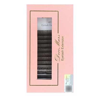 Cílios W 4D Decemars Curva M Fox Eye Mix 8-12
