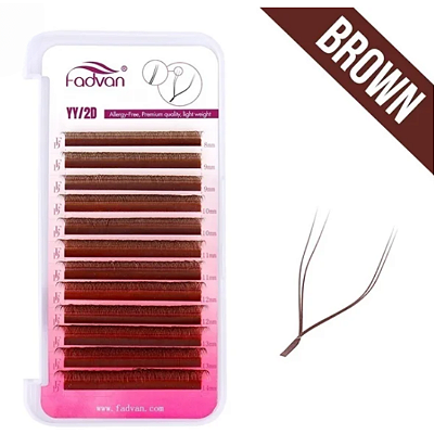 Cílios Y Fadvan Marrom