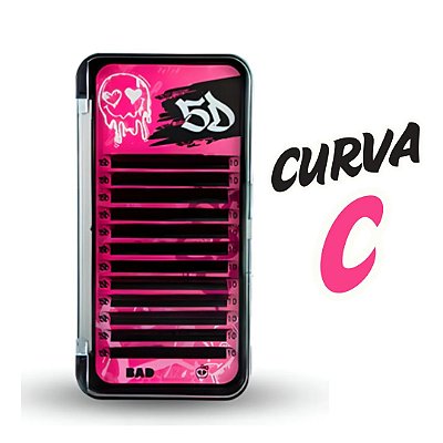 Cilios Bad Pink W 5D Curvatura C Mix 7-12