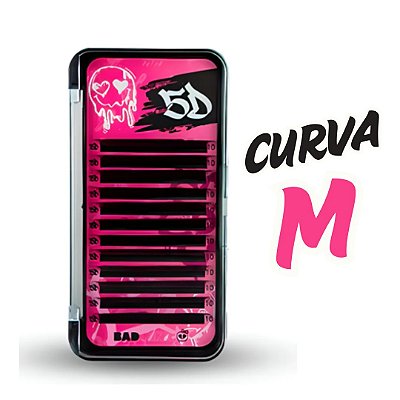 Cilios Bad Pink W 5D Curvatura M Mix 7-12