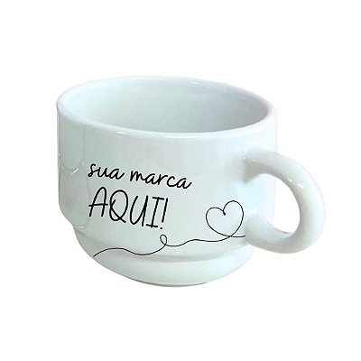 Xícara de Café Personalizada c/ Logo 200ml
