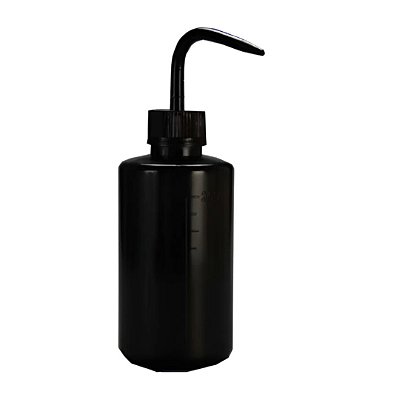 Frasco Bico Curvo Preto 150ml