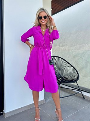 Chemise  Luana Fucsia