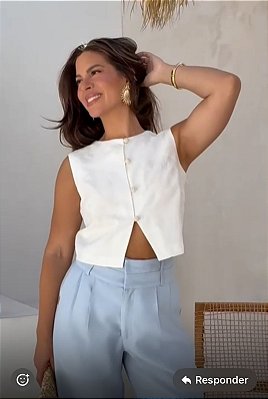 Regata Croche Bordada Orquídea