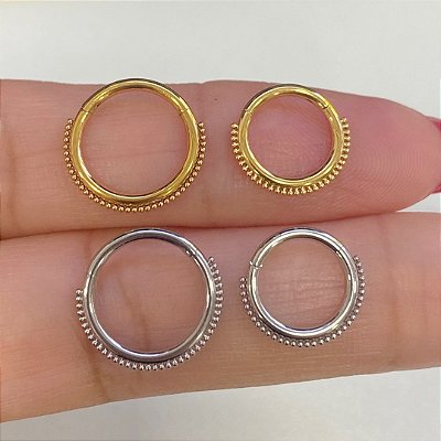 ARGOLA AÇO DOTZ CLICKER