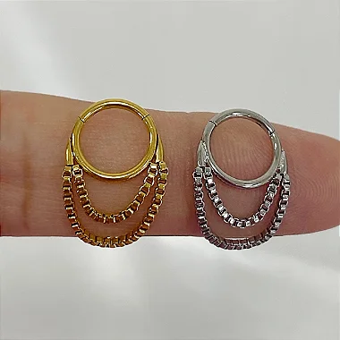 ARGOLA AÇO DAITH CHAIN CLICKER