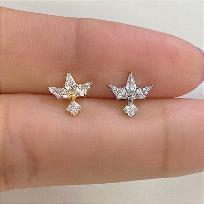 LABRET TITÂNIO POSEIDON ZIRCÔNIAS