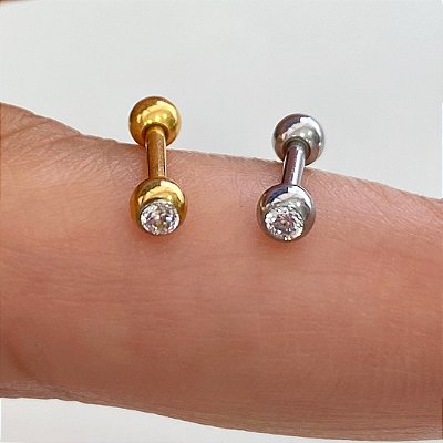 MICROBELL RETO AÇO BOLINHAS 2 STRASS