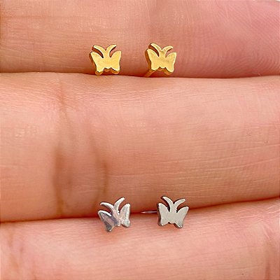 BRINCOS TITÂNIO BORBOLETA