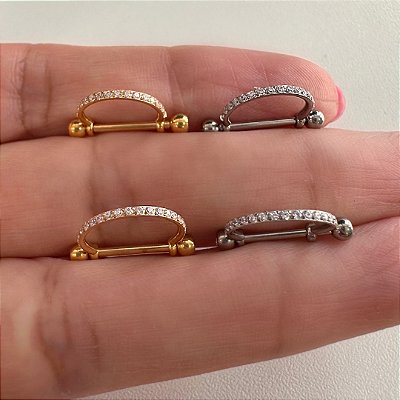ARGOLA E MICROBELL TITÂNIO SINGLE ZIRCÔNIAS
