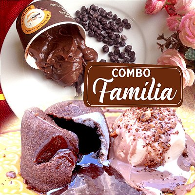 COMBO Família chocolatudo com sorvete - Muito ESPECIAL!