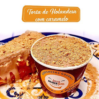 Tortinha holandesa de caramelo - no pote - 6 unidades