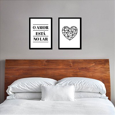 Quadro Decorativo O Amor está no Lar