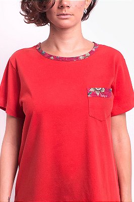 Camiseta Classic Naranga Stapelia com Bolsinho