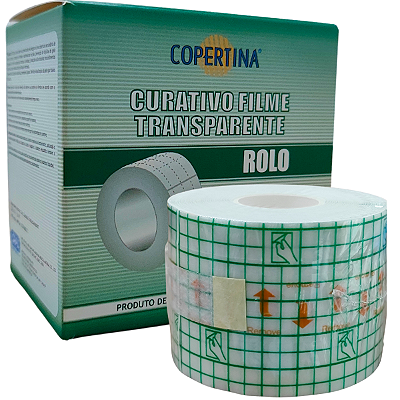 Curativo Filme Transparente Rolo 5cm x 10 Metros - Copertina
